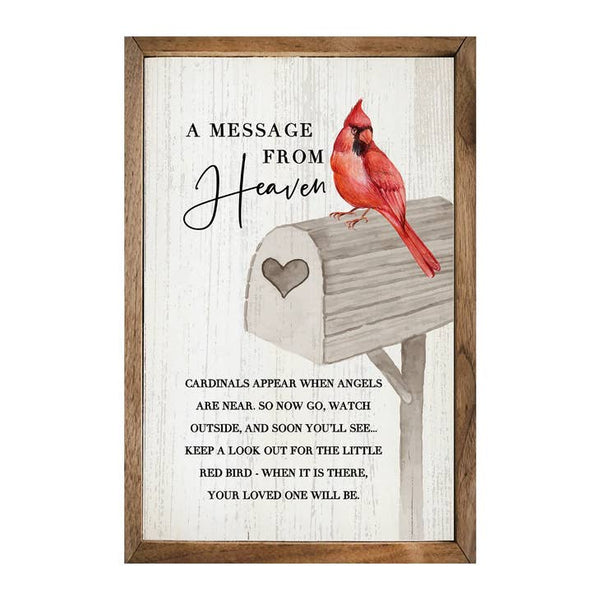 A Message From Heaven Sign