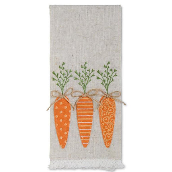 28 inch Easter Towel w/ Carrots