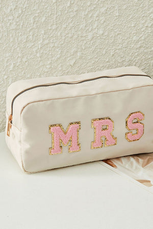 MRS Chenille Patch Travel Pouch