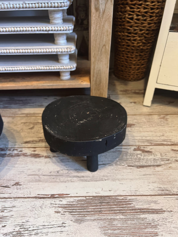 Black Wooden Risers