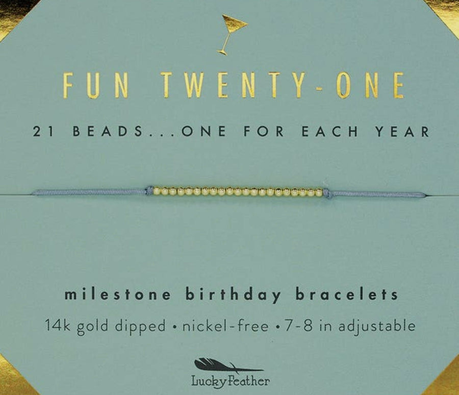 Milestone Bracelet (Twenty-one)