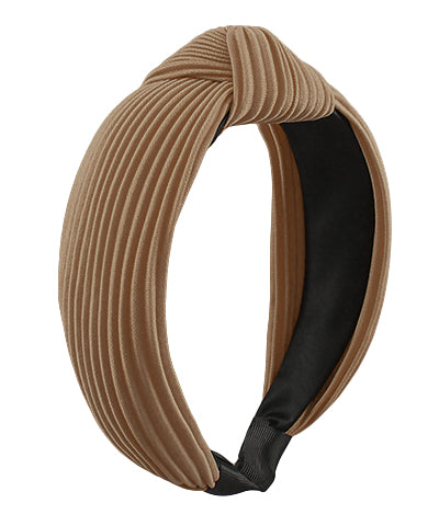 Fashion Knot Headband with Pleats