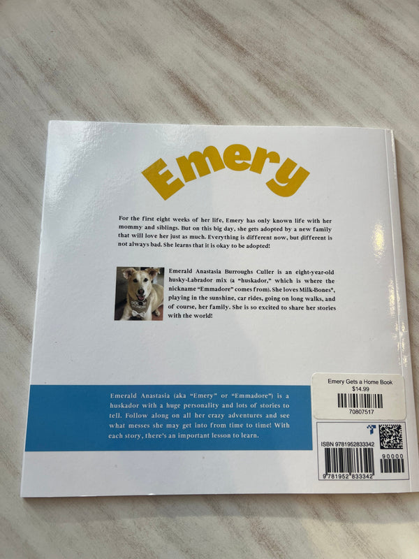 Emery Gets a Home Book
