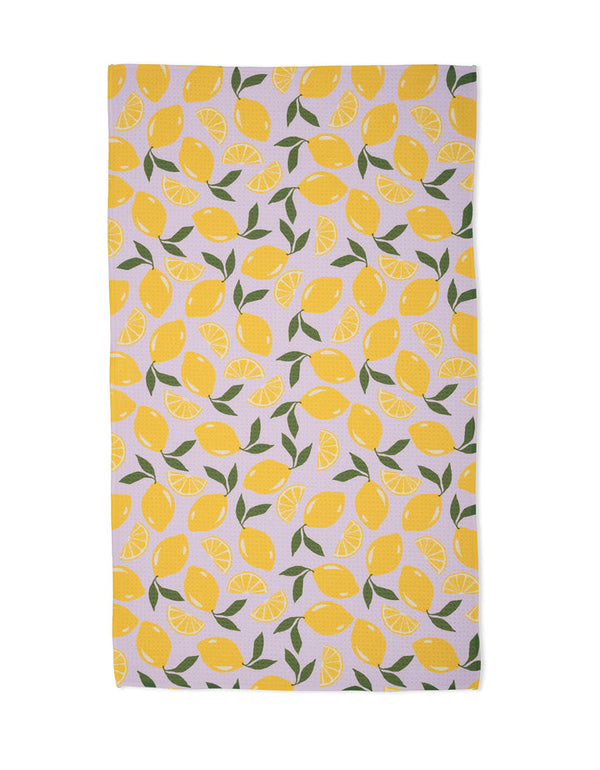 Geometry Kitchen Tea Towel (Sweet Lemon)