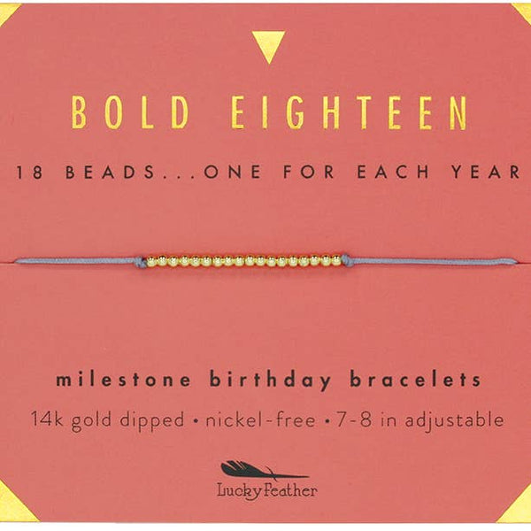 Milestone Birthday Bracelets