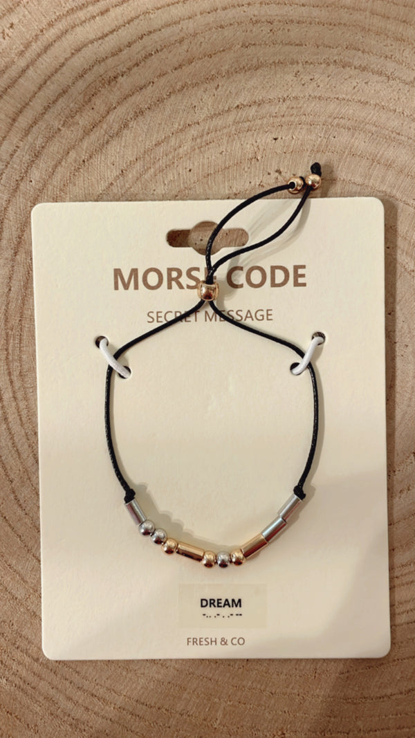 Morse Code "Dream" Bracelet
