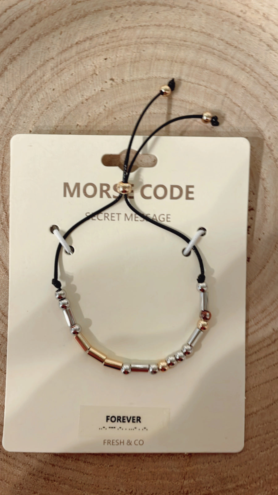 Morse Code "Forever" Bracelet